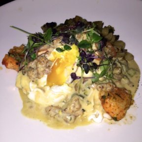 Gluten-free egg dish from The Black Ant
